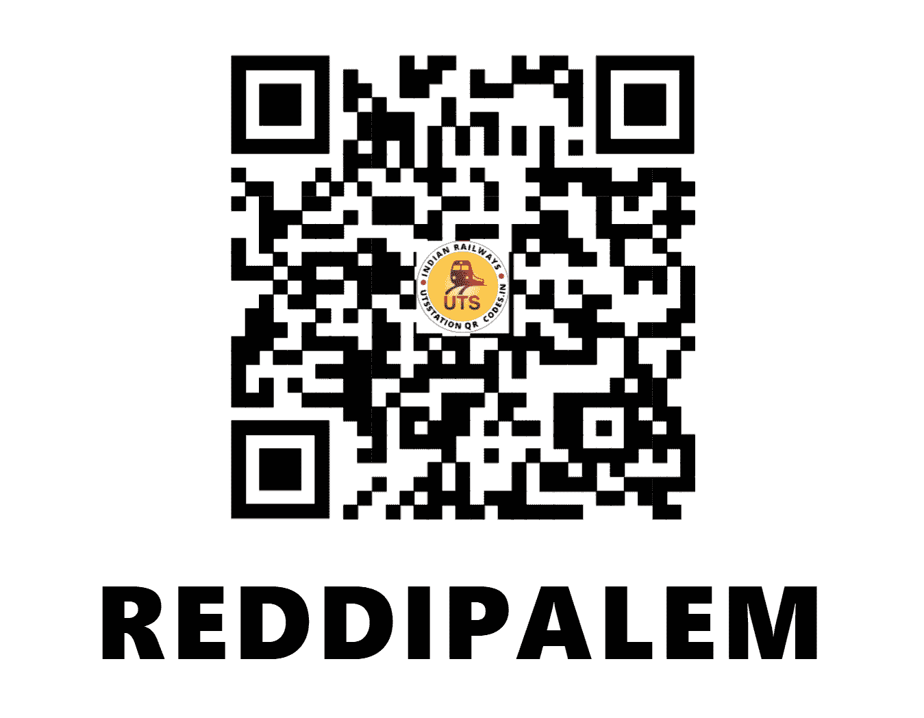 UTS QR Code for REDDIPALEM - REP (SC - ANDHRA PRADESH)
